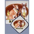 Pipsqueak Productions Dish Towel and Pot Holder Set - Bull Terrier PI392894